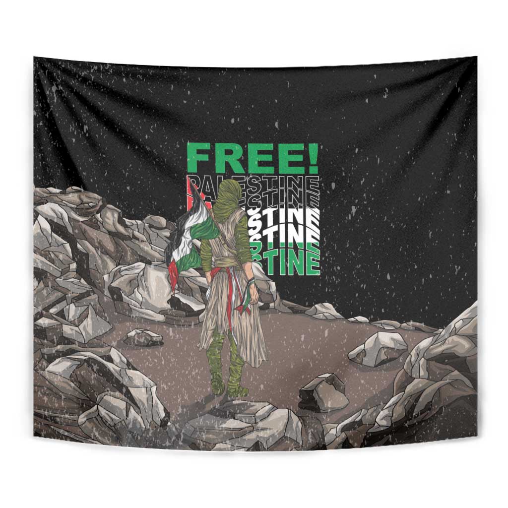 Free Palestine Tapestry Eagle of Saladin - Wonder Print Shop