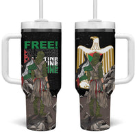 Free Palestine Tumbler With Handle Eagle of Saladin - Wonder Print Shop