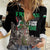 Free Palestine Women Casual Shirt Eagle of Saladin - Wonder Print Shop