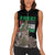 Free Palestine Women Sleeveless Polo Shirt Eagle of Saladin - Wonder Print Shop