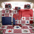 Panama Christmas Feliz Navidad Back Car Seat Cover Coquette Bow Style - Wonder Print Shop