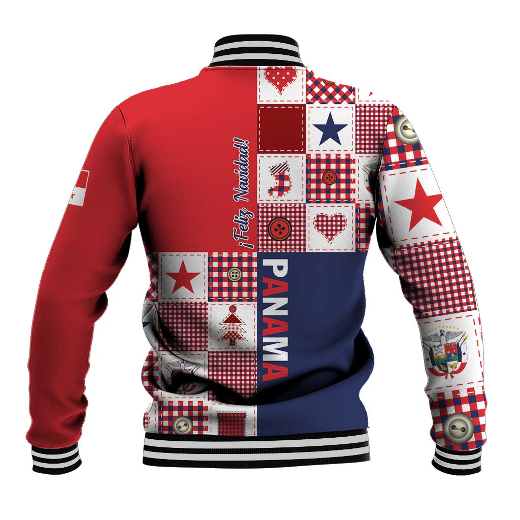 Panama Christmas Feliz Navidad Baseball Jacket Coquette Bow Style - Wonder Print Shop