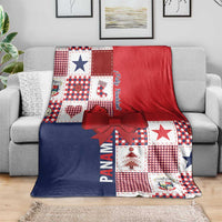 Panama Christmas Feliz Navidad Blanket Coquette Bow Style