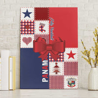 Panama Christmas Feliz Navidad Canvas Wall Art Coquette Bow Style - Wonder Print Shop