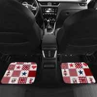Panama Christmas Feliz Navidad Car Mats Coquette Bow Style - Wonder Print Shop