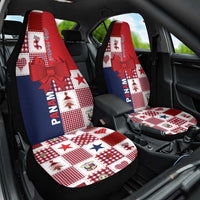 Panama Christmas Feliz Navidad Car Seat Cover Coquette Bow Style - Wonder Print Shop
