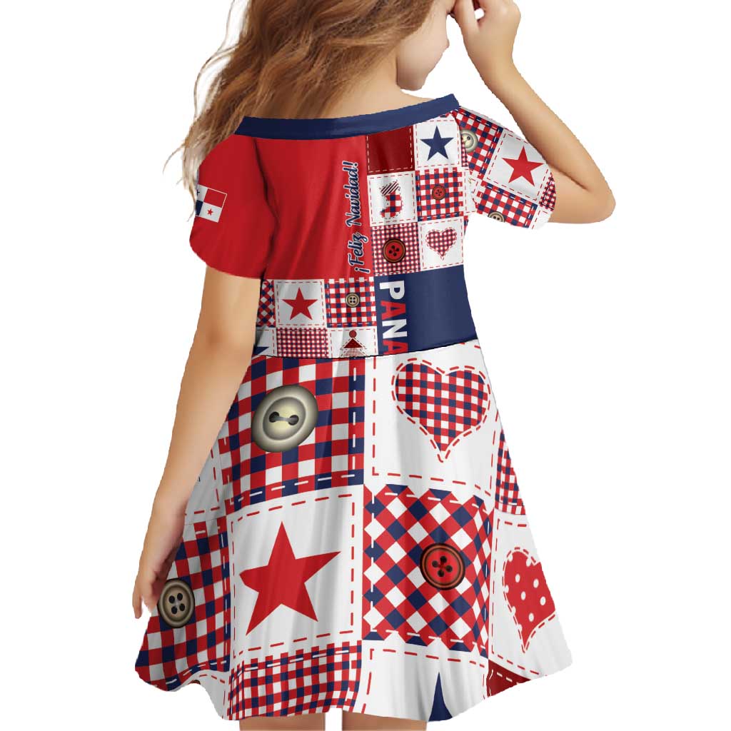 Panama Christmas Feliz Navidad Family Matching Short Sleeve Bodycon Dress and Hawaiian Shirt Coquette Bow Style - Wonder Print Shop