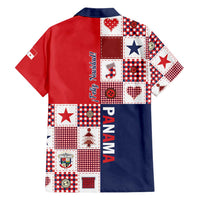 Panama Christmas Feliz Navidad Family Matching Short Sleeve Bodycon Dress and Hawaiian Shirt Coquette Bow Style - Wonder Print Shop