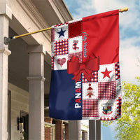 Panama Christmas Feliz Navidad Garden Flag Coquette Bow Style - Wonder Print Shop