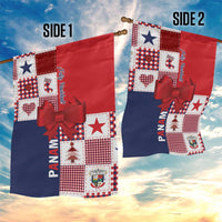 Panama Christmas Feliz Navidad Garden Flag Coquette Bow Style - Wonder Print Shop
