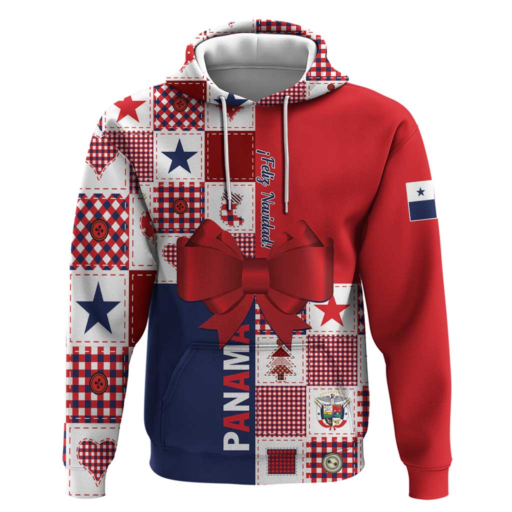 Panama Christmas Feliz Navidad Hoodie Coquette Bow Style - Wonder Print Shop