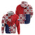Panama Christmas Feliz Navidad Hoodie Coquette Bow Style - Wonder Print Shop