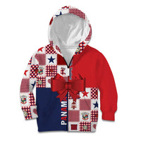 Panama Christmas Feliz Navidad Kid Hoodie Coquette Bow Style - Wonder Print Shop