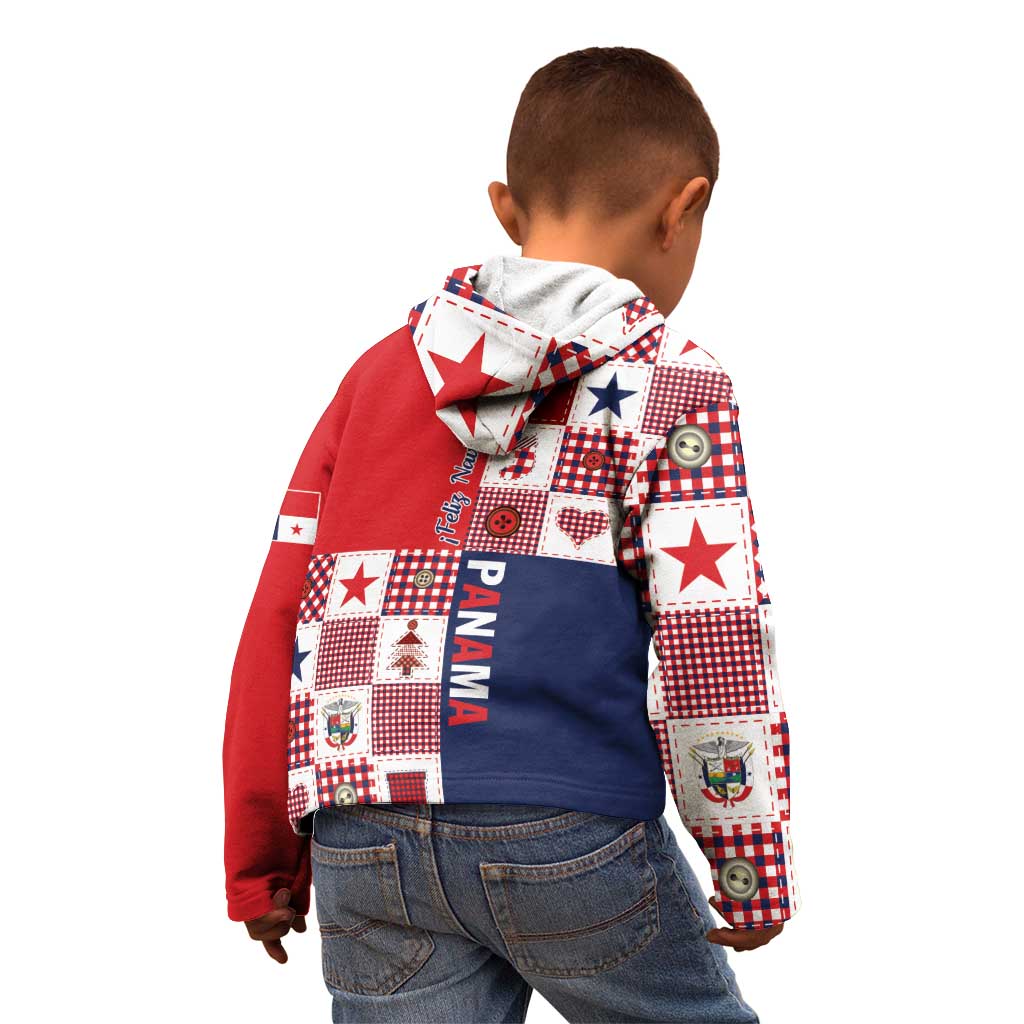 Panama Christmas Feliz Navidad Kid Hoodie Coquette Bow Style - Wonder Print Shop