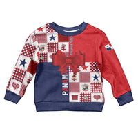 Panama Christmas Feliz Navidad Kid Ugly Christmas Sweater Coquette Bow Style - Wonder Print Shop