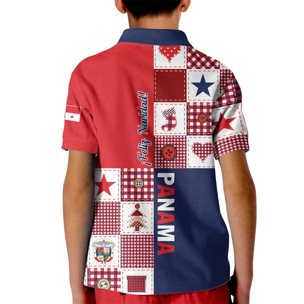 Panama Christmas Feliz Navidad Kid Polo Shirt Coquette Bow Style - Wonder Print Shop