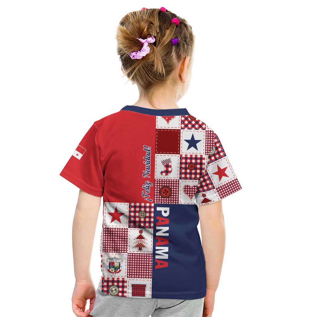 Panama Christmas Feliz Navidad Kid T Shirt Coquette Bow Style - Wonder Print Shop