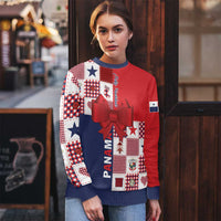 Panama Christmas Feliz Navidad Ugly Christmas Sweater Coquette Bow Style - Wonder Print Shop