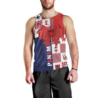 Panama Christmas Feliz Navidad Men Tank Top Coquette Bow Style - Wonder Print Shop