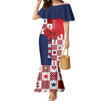 Panama Christmas Feliz Navidad Mermaid Dress Coquette Bow Style - Wonder Print Shop