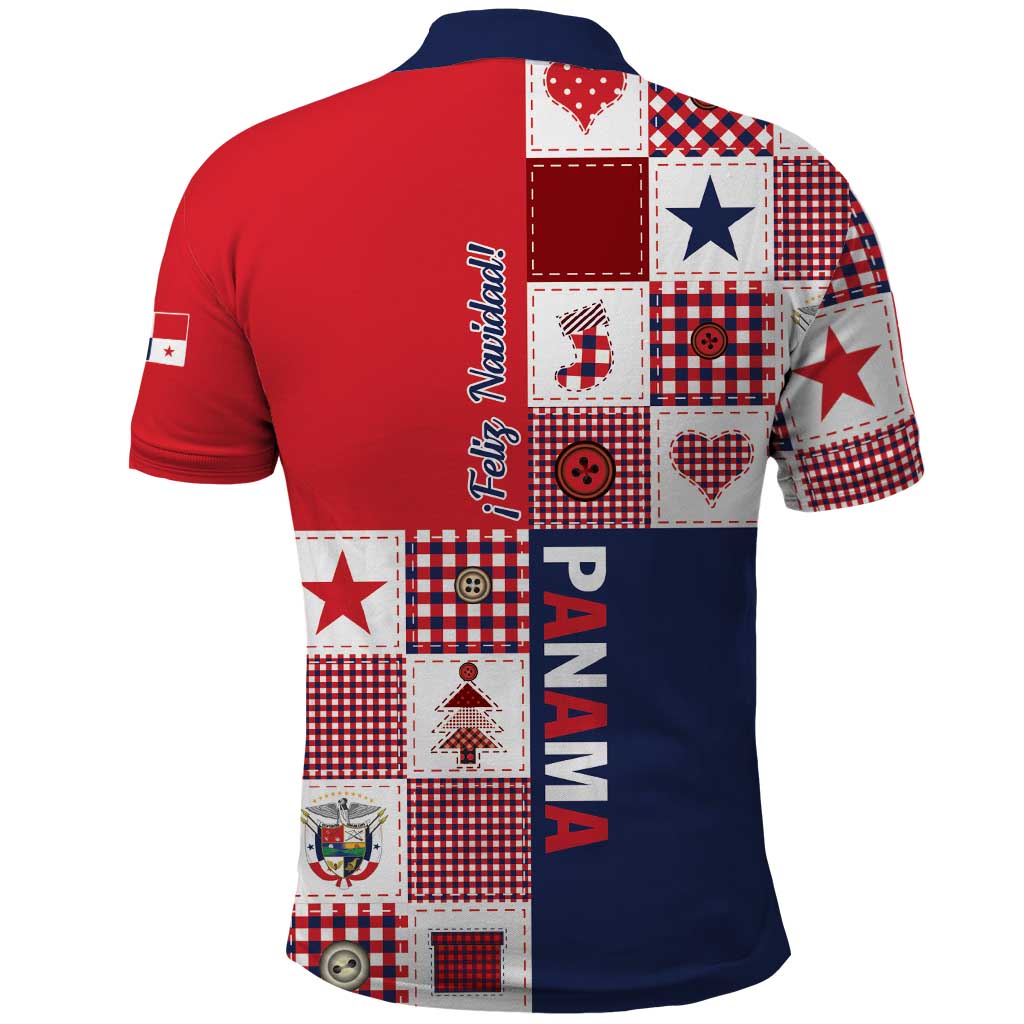 Panama Christmas Feliz Navidad Polo Shirt Coquette Bow Style - Wonder Print Shop