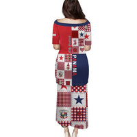 Panama Christmas Feliz Navidad Puletasi Coquette Bow Style - Wonder Print Shop