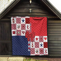 Panama Christmas Feliz Navidad Quilt Coquette Bow Style - Wonder Print Shop