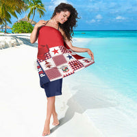 Panama Christmas Feliz Navidad Sarong Coquette Bow Style - Wonder Print Shop