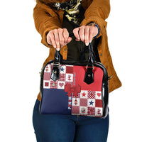 Panama Christmas Feliz Navidad Shoulder Handbag Coquette Bow Style