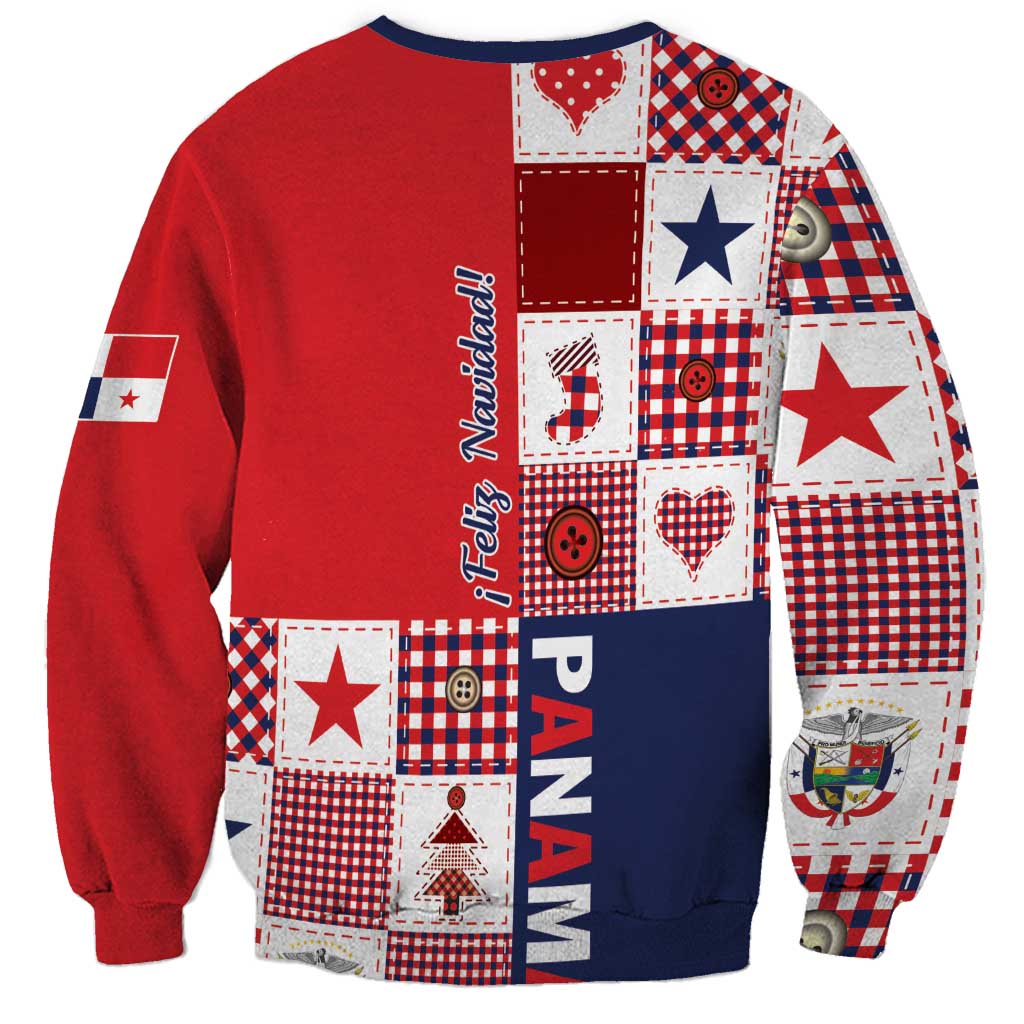 Panama Christmas Feliz Navidad Sweatshirt Coquette Bow Style - Wonder Print Shop