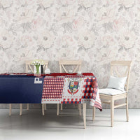 Panama Christmas Feliz Navidad Tablecloth Coquette Bow Style - Wonder Print Shop