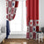Panama Christmas Feliz Navidad Window Curtain Coquette Bow Style - Wonder Print Shop