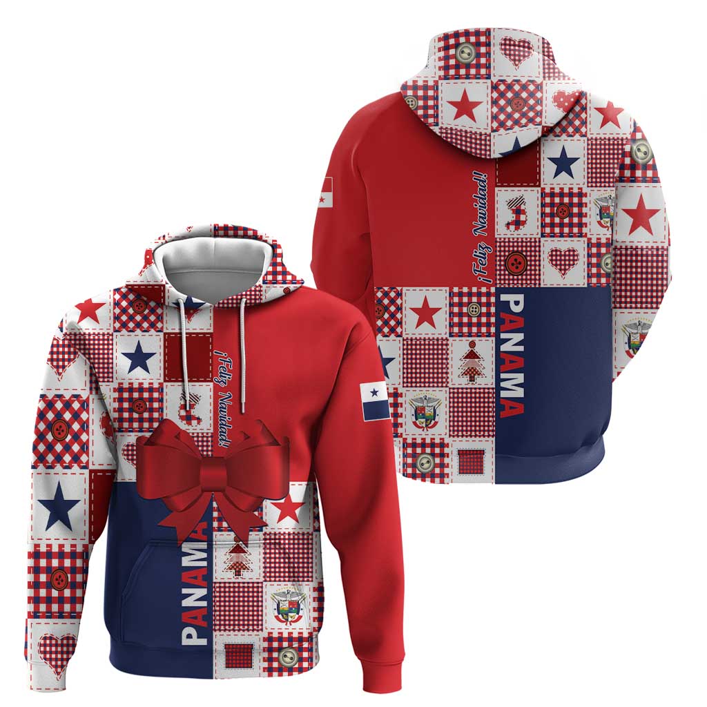Panama Christmas Feliz Navidad Zip Hoodie Coquette Bow Style - Wonder Print Shop