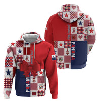Panama Christmas Feliz Navidad Zip Hoodie Coquette Bow Style - Wonder Print Shop