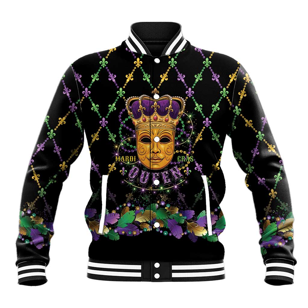 Mardi Gras King Baseball Jacket Let the Good Times Roll - Wonder Print Shop