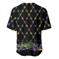 Mardi Gras King Baseball Jersey Let the Good Times Roll - Wonder Print Shop