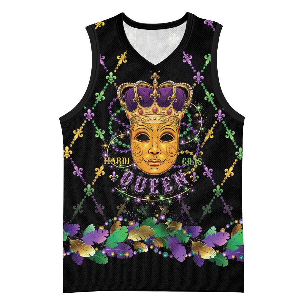 Mardi Gras King Basketball Jersey Let the Good Times Roll - Wonder Print Shop