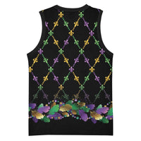 Mardi Gras King Basketball Jersey Let the Good Times Roll - Wonder Print Shop
