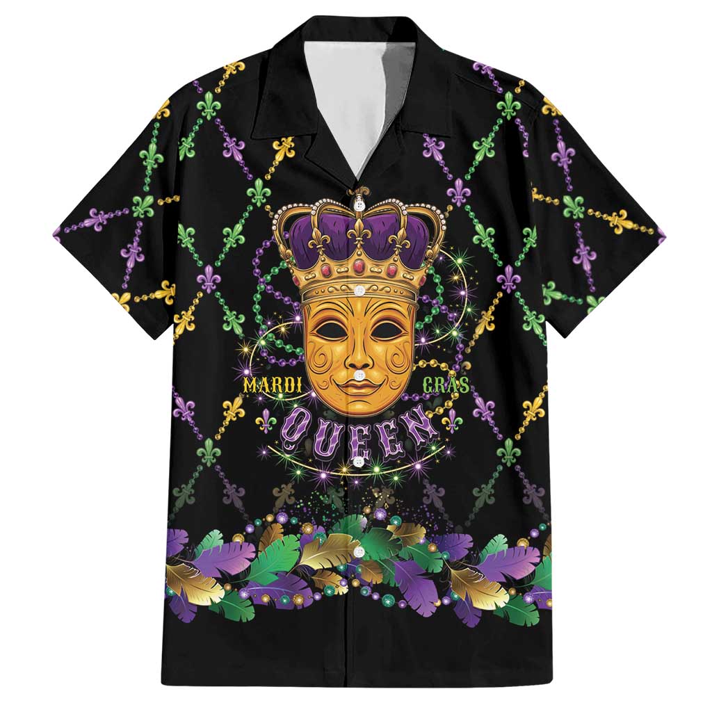 Mardi Gras King Hawaiian Shirt Let the Good Times Roll - Wonder Print Shop