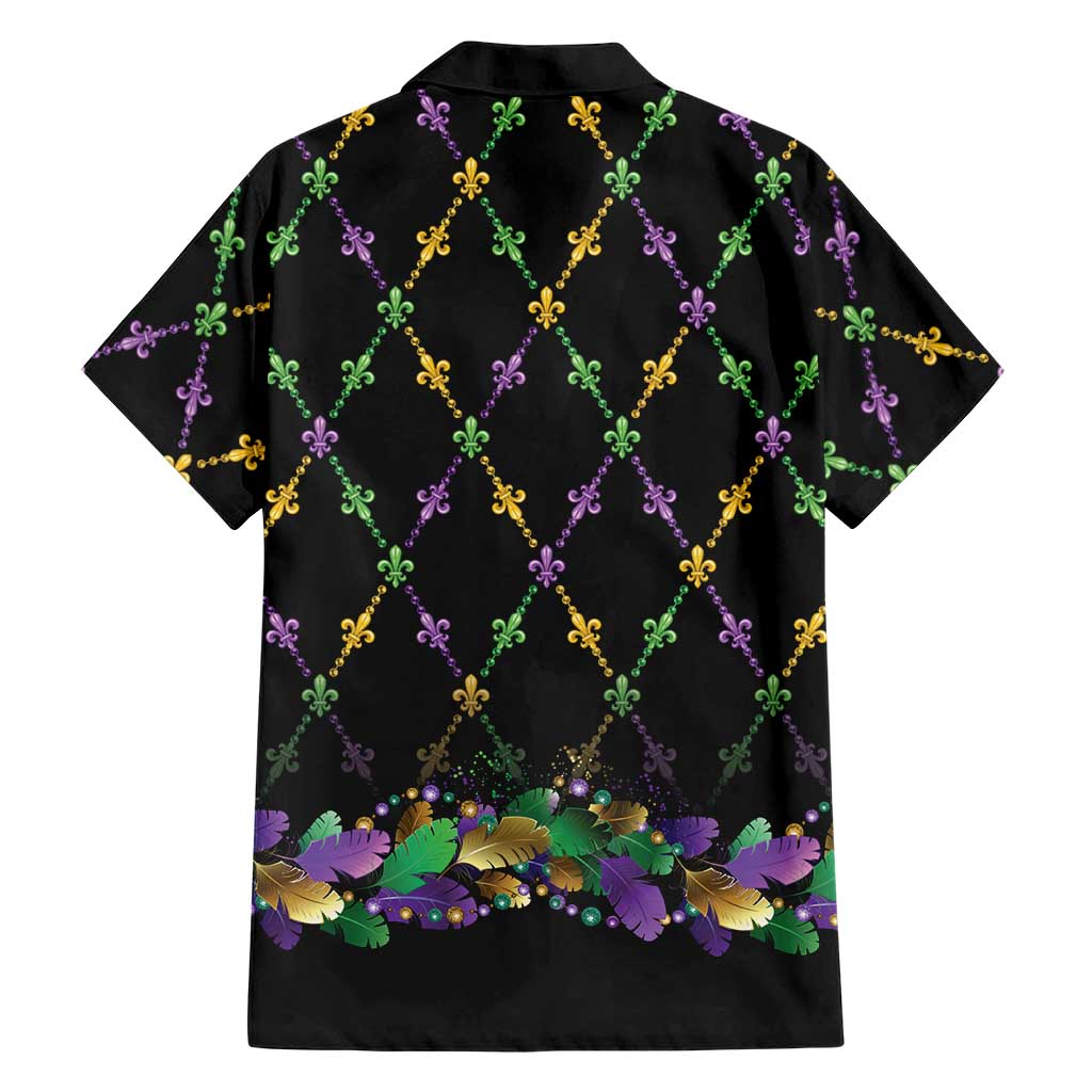 Mardi Gras King Hawaiian Shirt Let the Good Times Roll - Wonder Print Shop