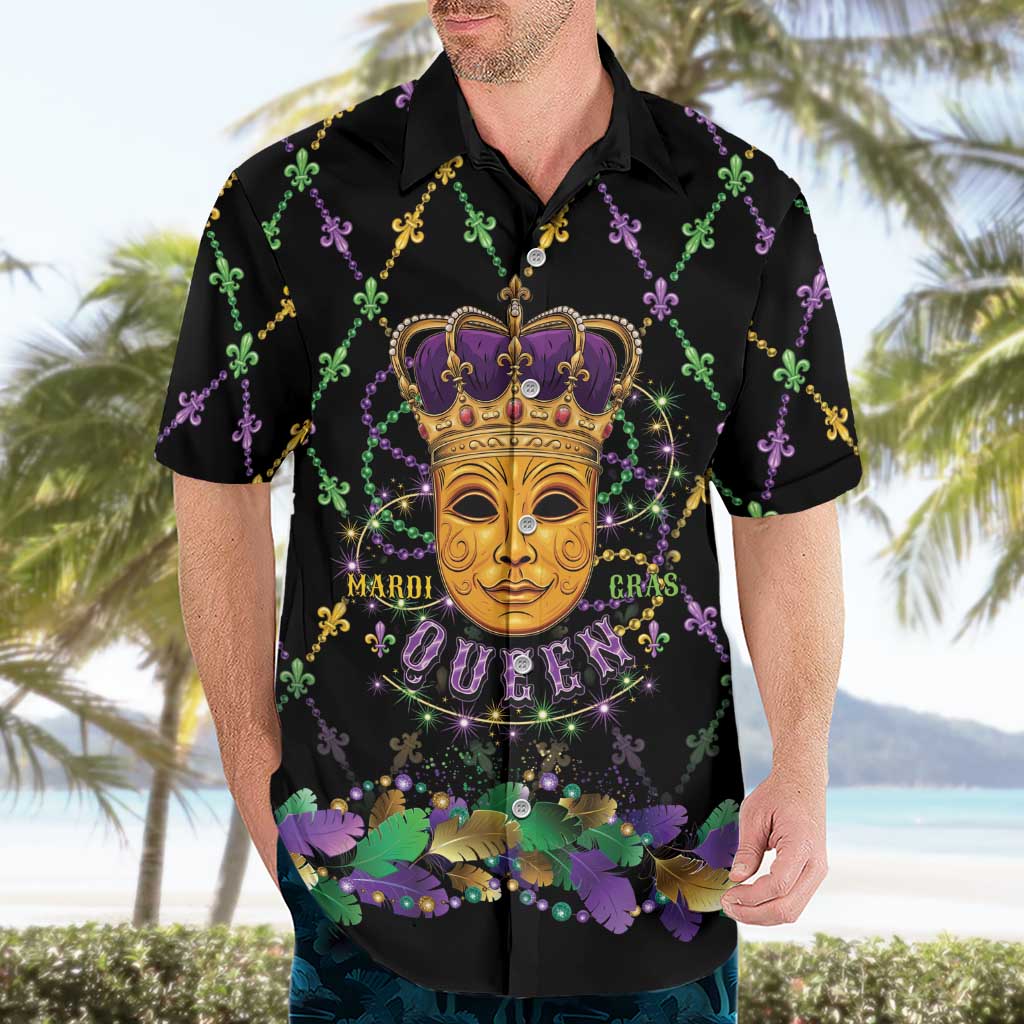 Mardi Gras King Hawaiian Shirt Let the Good Times Roll - Wonder Print Shop