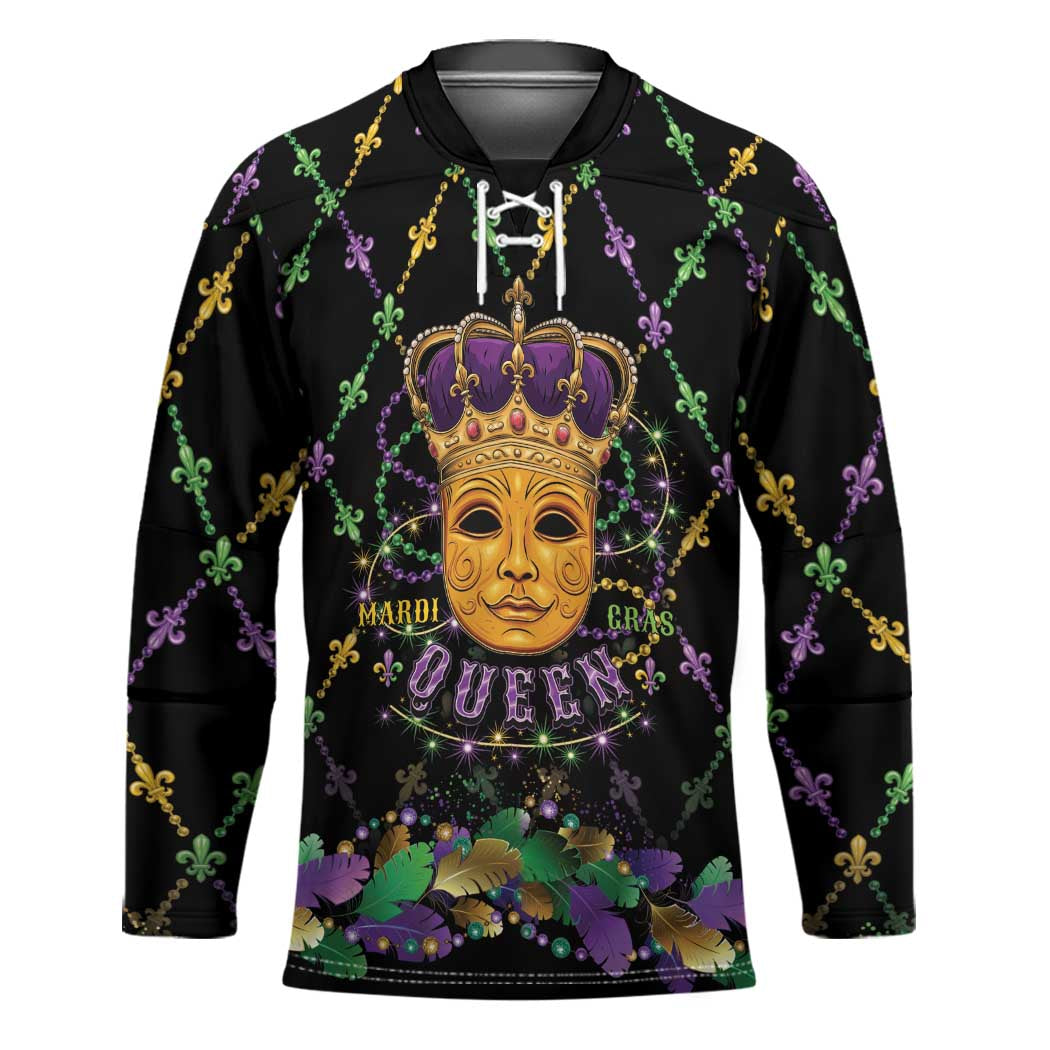 Mardi Gras King Hockey Jersey Let the Good Times Roll - Wonder Print Shop