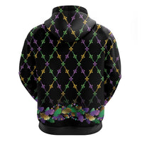 Mardi Gras King Hoodie Let the Good Times Roll - Wonder Print Shop