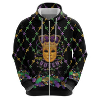 Mardi Gras King Hoodie Let the Good Times Roll - Wonder Print Shop