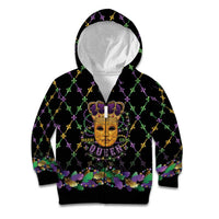 Mardi Gras King Kid Hoodie Let the Good Times Roll - Wonder Print Shop