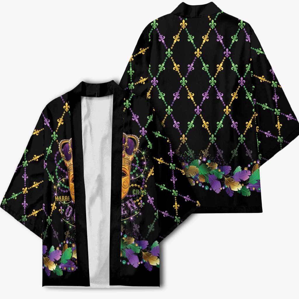 Mardi Gras King Kimono Let the Good Times Roll - Wonder Print Shop