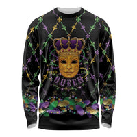 Mardi Gras King Long Sleeve Shirt Let the Good Times Roll - Wonder Print Shop