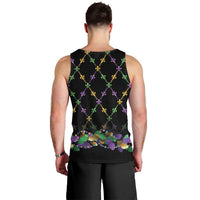 Mardi Gras King Men Tank Top Let the Good Times Roll - Wonder Print Shop