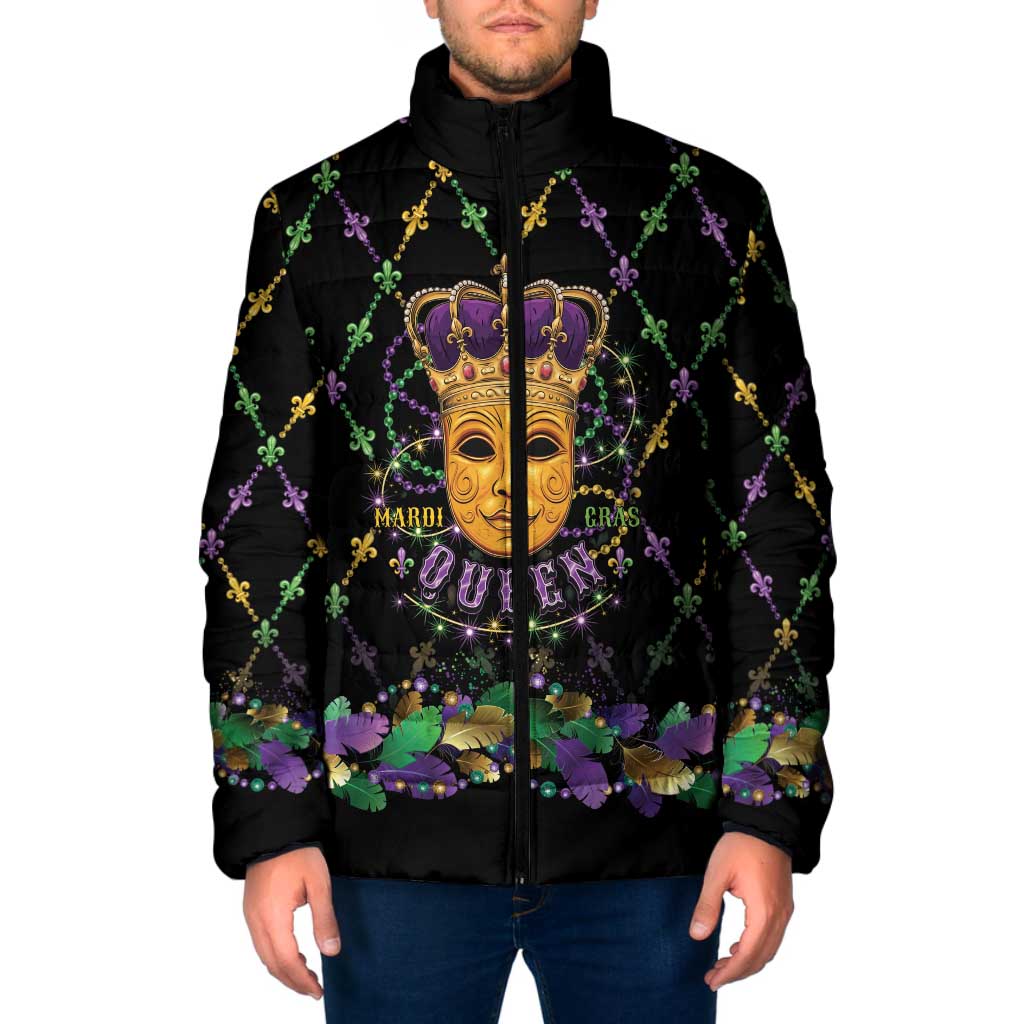 Mardi Gras King Padded Jacket Let the Good Times Roll - Wonder Print Shop