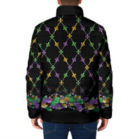 Mardi Gras King Padded Jacket Let the Good Times Roll - Wonder Print Shop